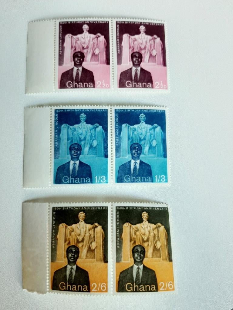 Ghana 1959, Abraham Lincoln, Ophalen of Verzenden, Overige landen, Postfris