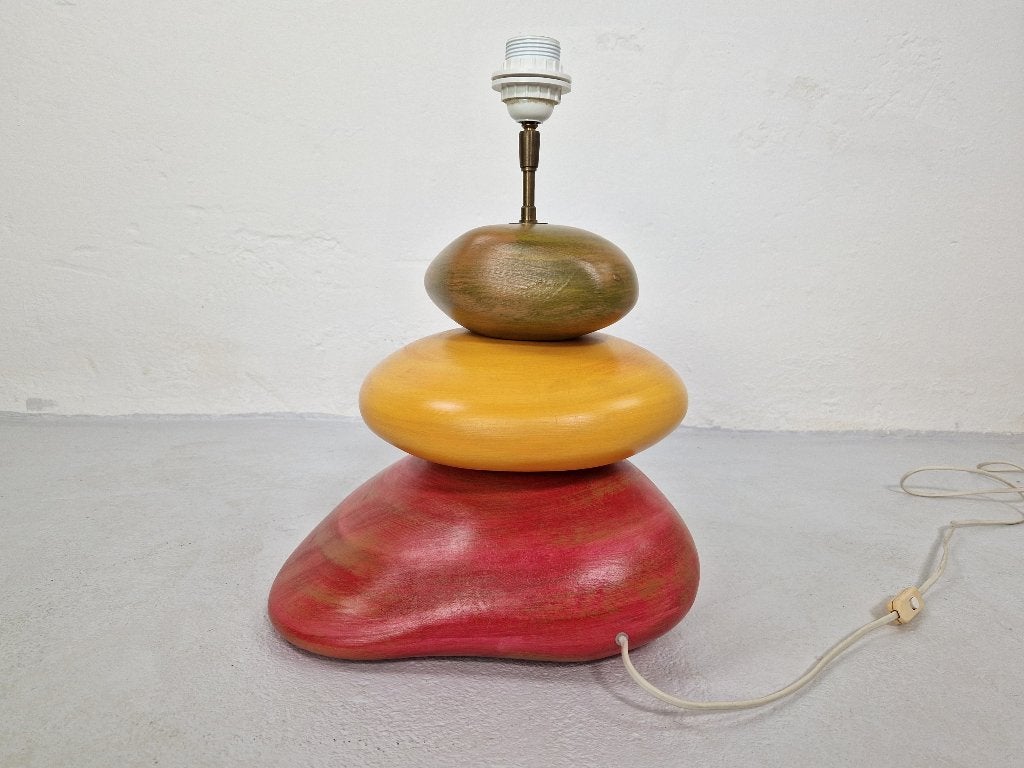 François Chatain | Pebble Lamp | Frankrijk 1980s, Overige merken, Gebruikt, -, E27 (groot)