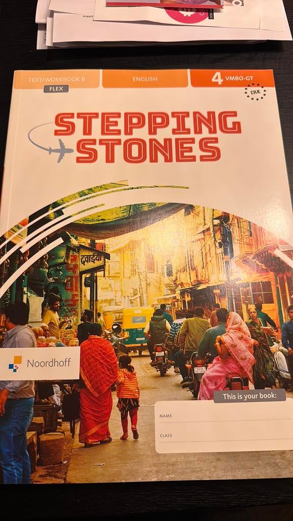 Stepping stones text/workbook 4 VMBO-GT, Boeken, Ophalen of Verzenden, Nieuw, VMBO, Engels