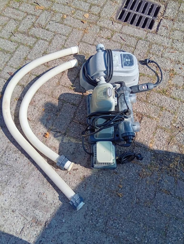 Intex zoutwatersysteem, Tuin en Terras, Ophalen of Verzenden, Gebruikt