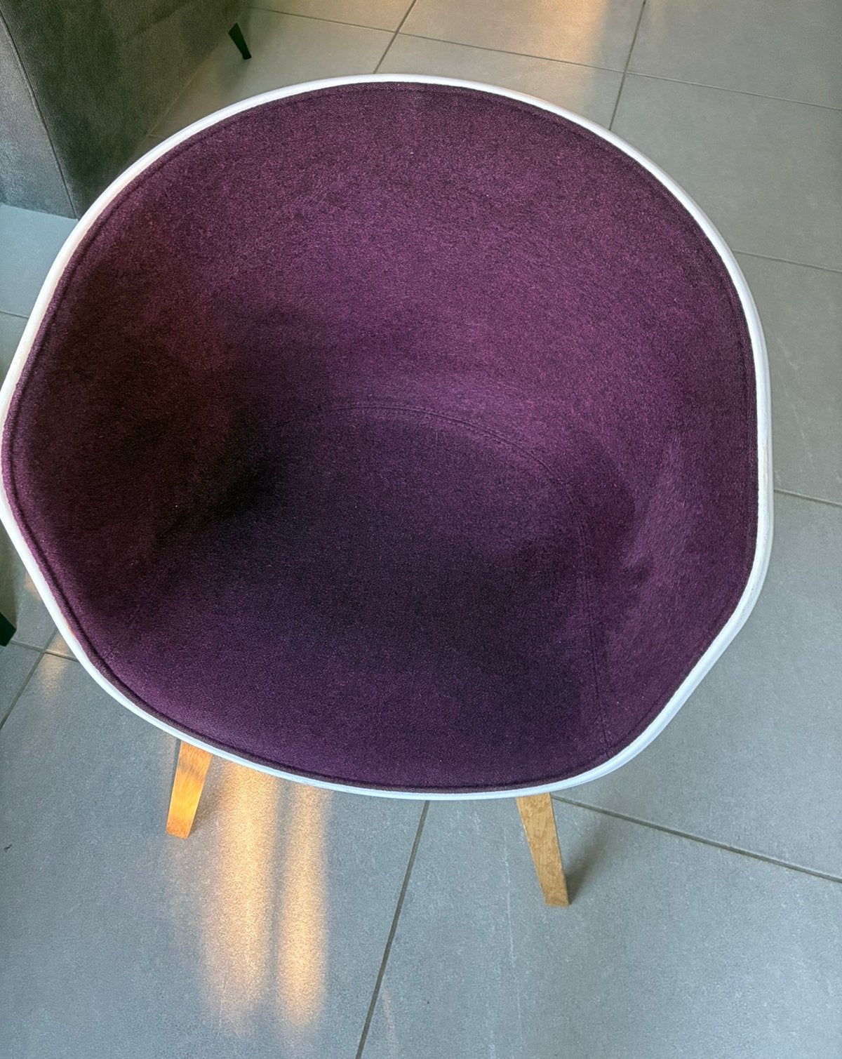 Hay about a chair 4x kuipstoel, Ophalen, Kunststof, Wit, Zo goed als nieuw