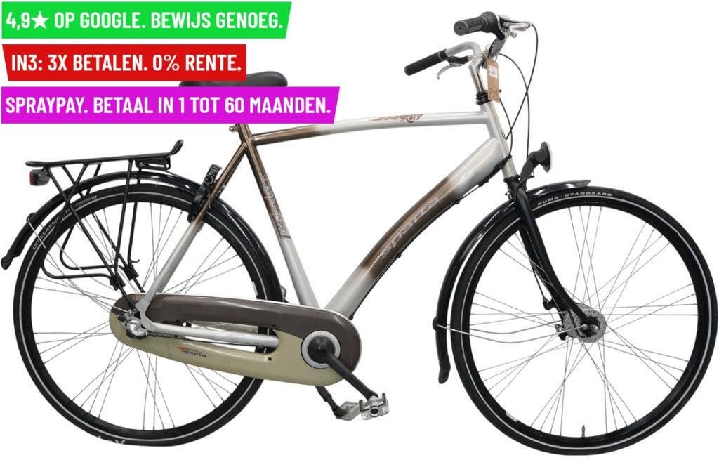 Herenfiets Sparta Marathon 28"/60cm/3ver - Garantie/Levering