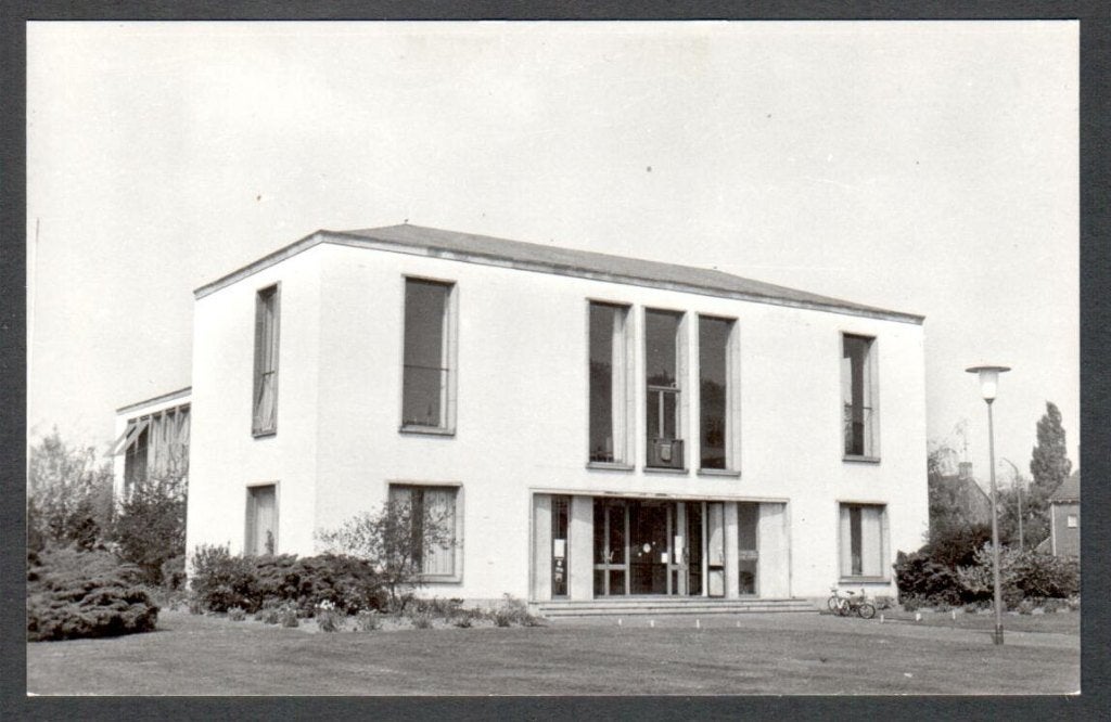 Oude Ansicht - Schaesberg - Gemeentehuis - Lb., Verzamelen, Ophalen of Verzenden, 1940 tot 1960, Ongelopen, Limburg