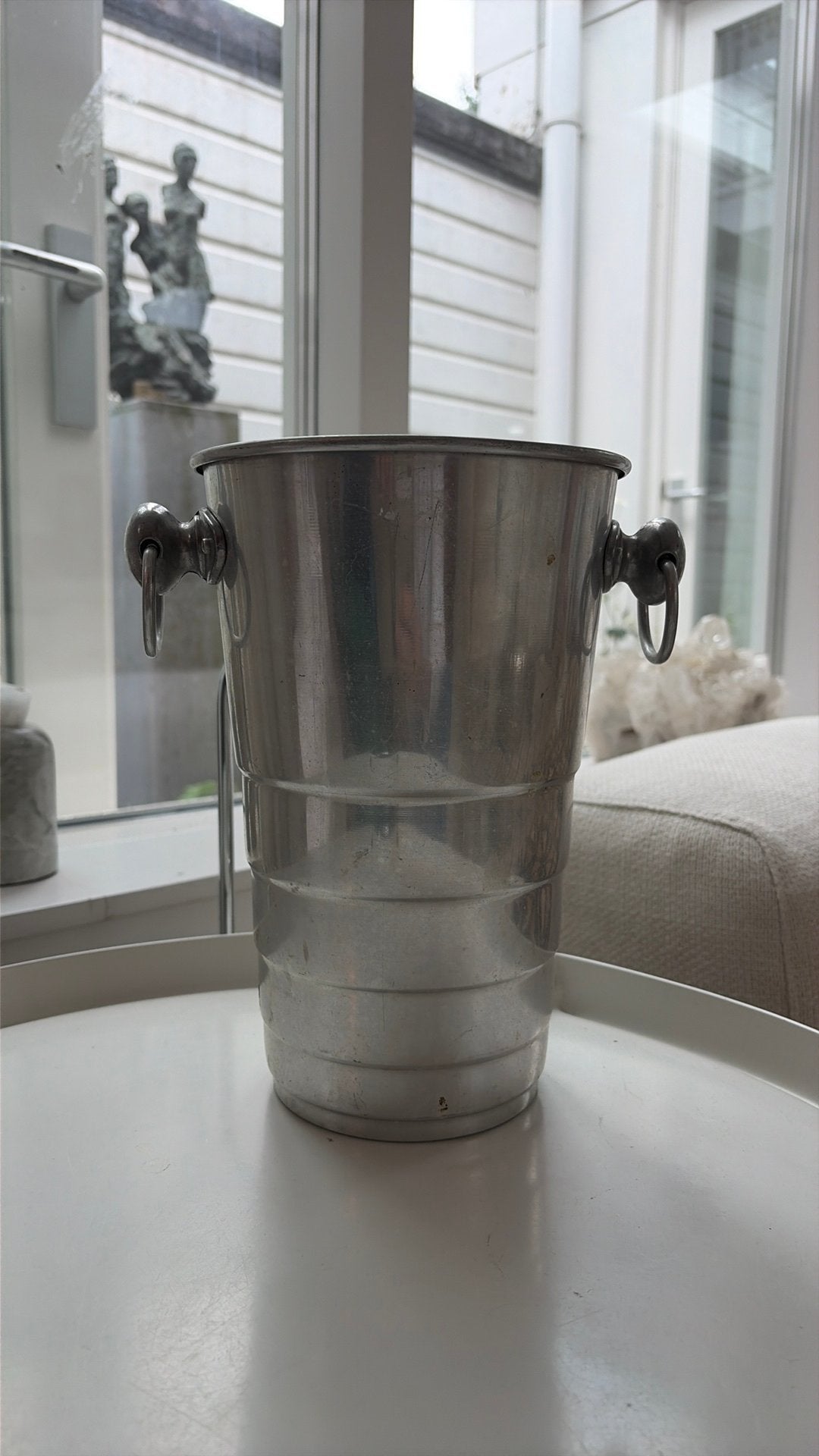Hoge vintage franse art deco champagne koeler  Vogalu, Ophalen of Verzenden