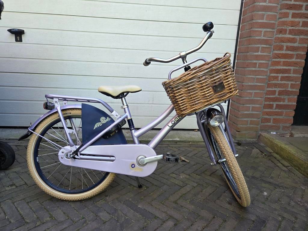 Meisjesfiets 20 inch met mandje - Zo goed als nieuw, Terugtraprem, 24 inch, Ophalen of Verzenden, Zo goed als nieuw