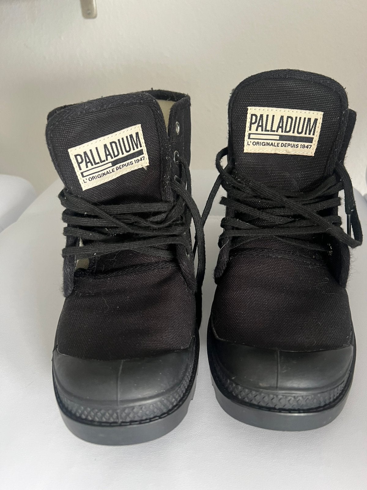 Palladium zwart schoenen, Kleding | Dames, Ophalen, Zo goed als nieuw, Zwart, Sneakers of Gympen