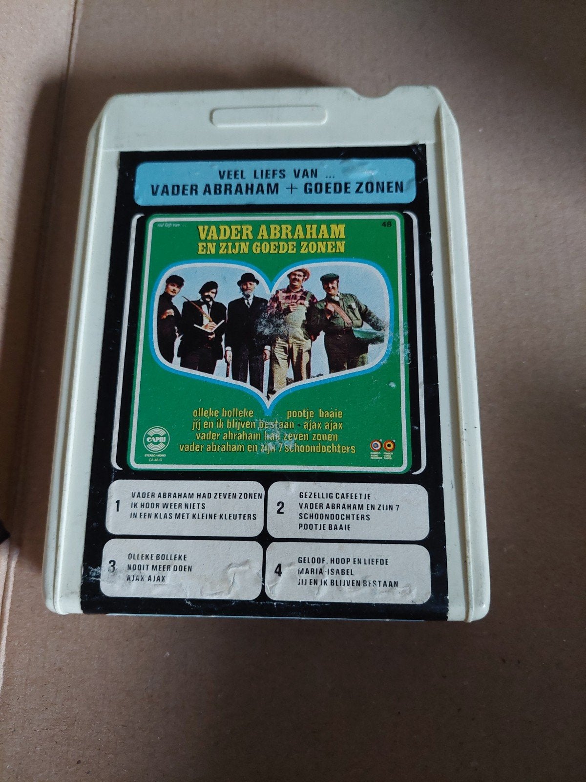 Vader Abraham + Goede Zonen - Veel Liefs Van... 8-track tape, Cd's en Dvd's, Ophalen, Gebruikt, 1 bandje, Origineel