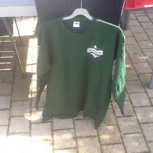 Heineken shirts lange mouw, Ophalen of Verzenden, Nieuw, Overige maten, Groen