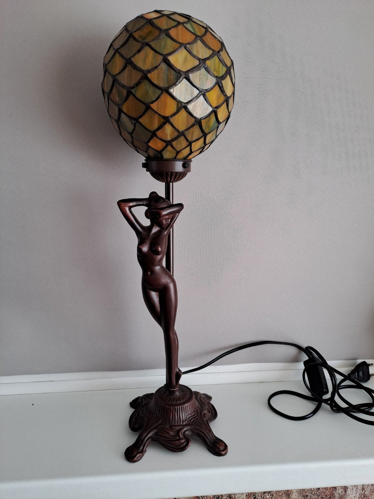 tiffany schemerlamp, Ophalen of Verzenden, Schemerlamp