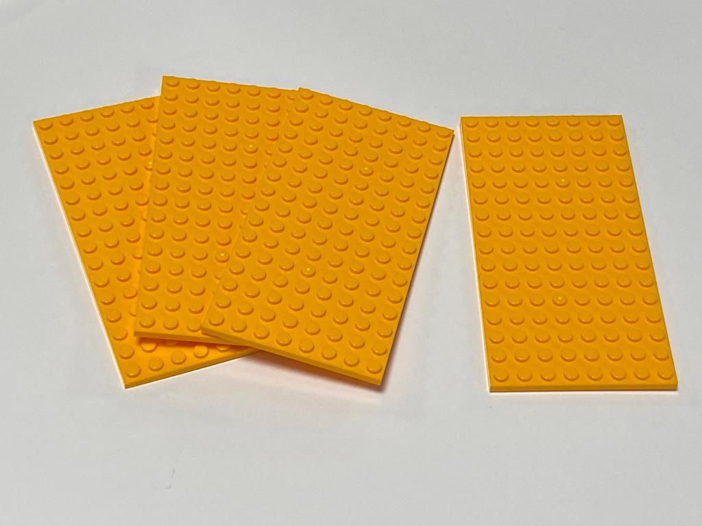Partij 4x nieuwe 8x16 lego platen in diverse kleuren, Overige thema's, Lego, Nieuw, Ophalen of Verzenden