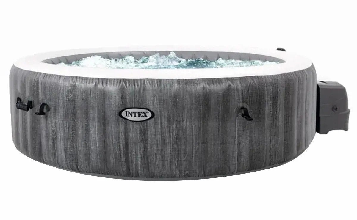 Intex Pure Spa Greywood deluxe 6 persoons bubble, Ophalen, Zo goed als nieuw, Filter, Opblaasbaar