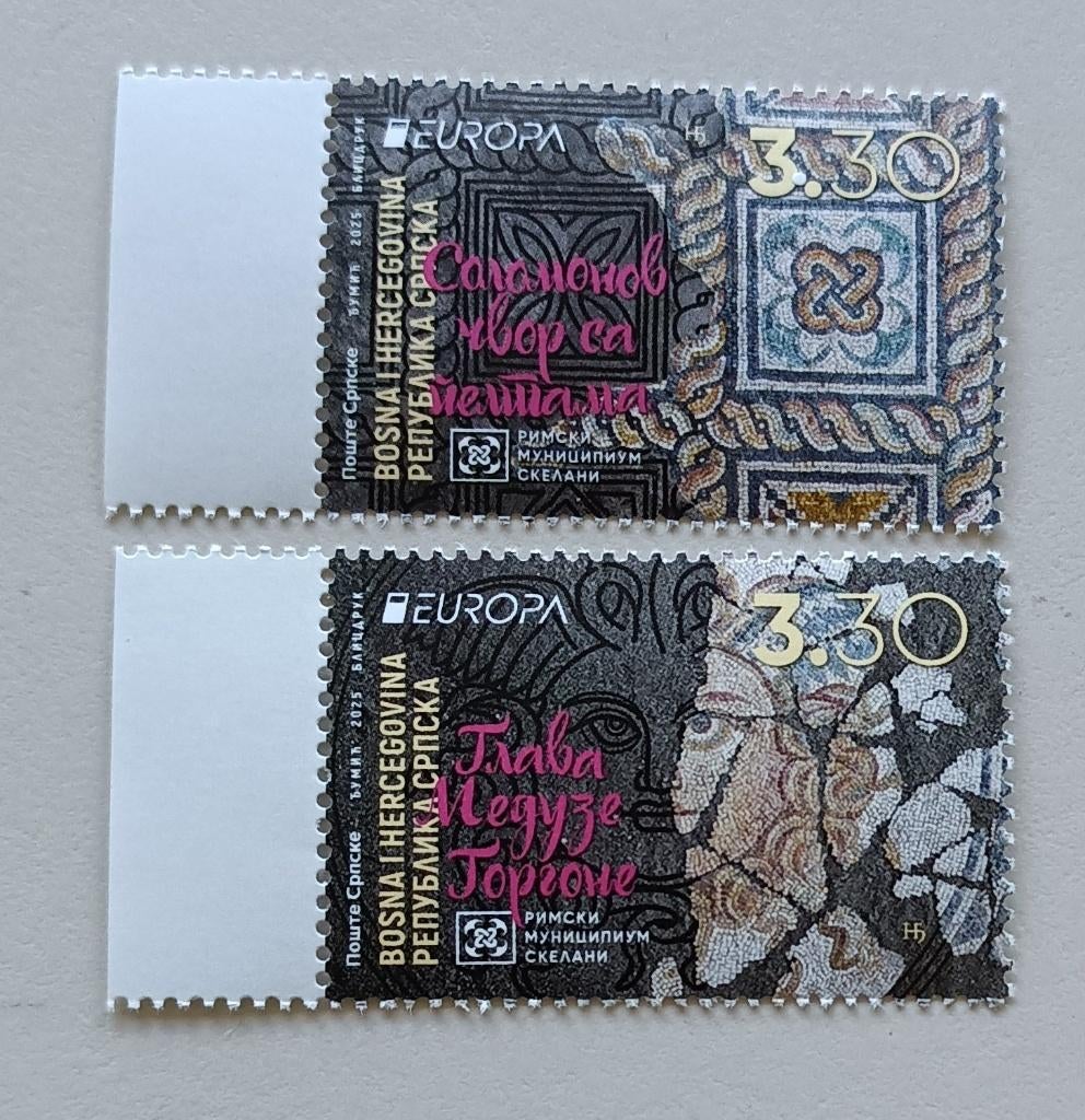 Bosnie Herz.- Bosnia herz. (Servie) 2025  cept PF set, Ophalen of Verzenden, Overige landen, Postfris
