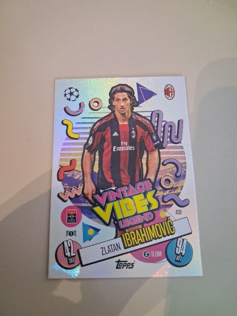 Topps Match Attax Vintage Vibes, Ophalen of Verzenden, Zo goed als nieuw, Buitenlandse clubs, Spelerskaart