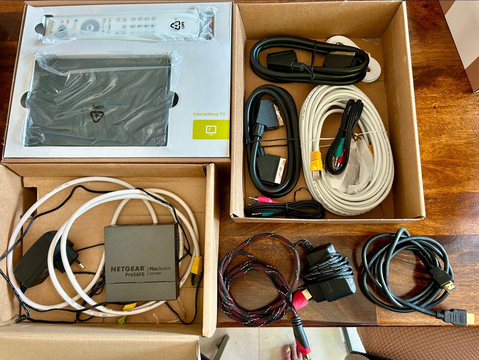 KPN Interactieve TV decoder met afstandsbediening, Ophalen, Nieuw, Decoder