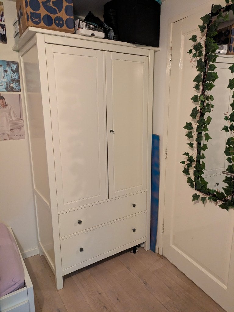 Hemnes kledingkast, Ophalen, Overige materialen, Gebruikt, 100 tot 150 cm
