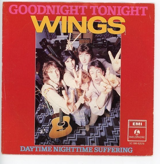 Tip-parade- Single van Wings uit 1979 - stemra, Cd's en Dvd's, Vinyl Singles, Gebruikt, Pop, Beschermende buitenhoes, Fotohoes