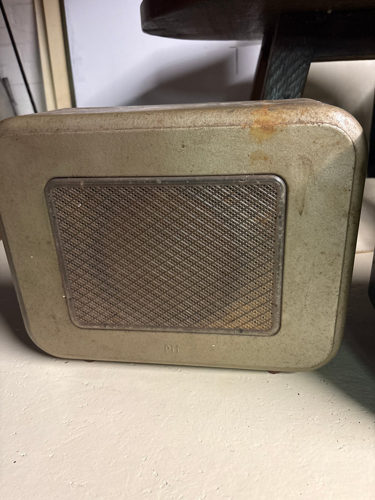 Vintage PTT geluidsbox - Jaren '50/'60, Ophalen of Verzenden