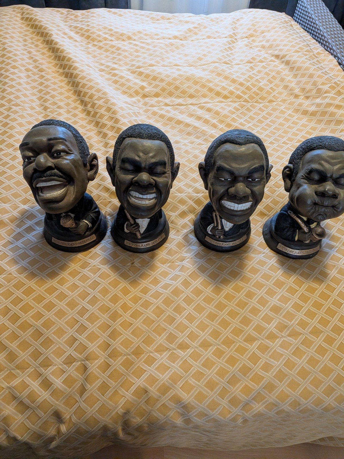 New Orleans Jazz Club Beeldjes - Set van 4, Verzamelen, Ophalen of Verzenden, Gebruikt, Mens