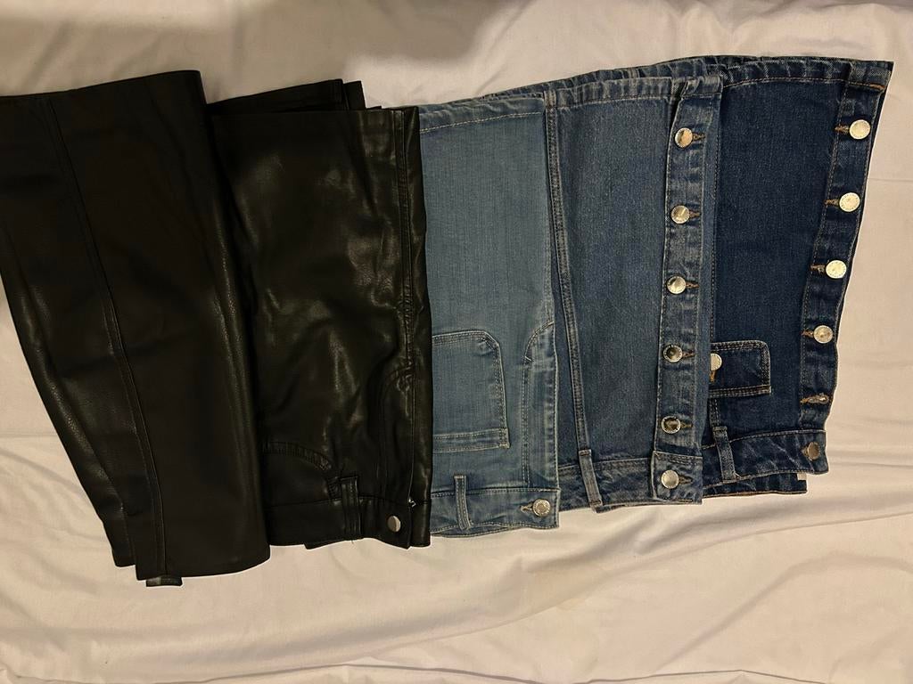 Pull&Bear spijkerrokje maat S, Blauw, Ophalen of Verzenden, Maat 36 (S), Gedragen