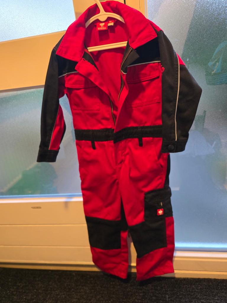 Kinderoverall  Engelbert Strauss, maat 98/104., Kleding | Heren, Ophalen, Nieuw, Overige maten, Rood