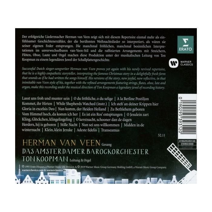 Herman van Veen & Ton Koopman - Weihnachtslieder - CD, Verzenden, Nieuw in verpakking