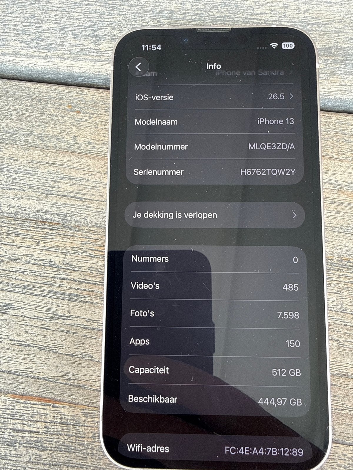 iPhone 13 512GB - Zo goed als nieuw, Ophalen, 512 GB, IPhone 13, Zo goed als nieuw