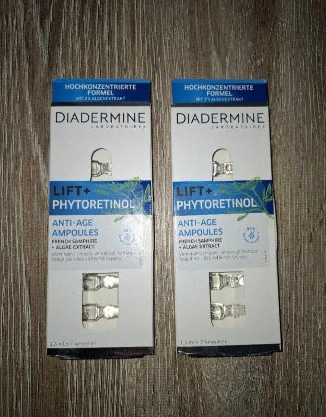 Diadermine Lift+ Phytoretinol anti age ampoules (advr 291), Ophalen of Verzenden, Nieuw, Gehele gezicht, Verzorging