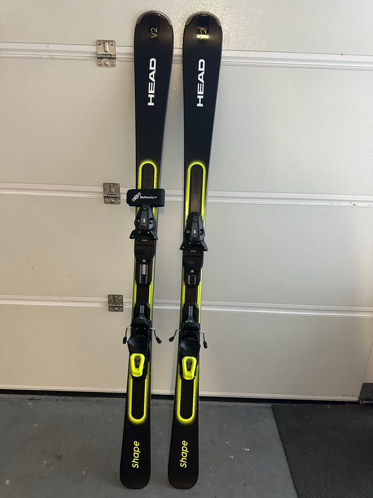 Head V6 Shape ski's 156cm - Gewaxt en geslepen, Sport en Fitness, Ophalen, 140 tot 160 cm, Gebruikt, Skiën