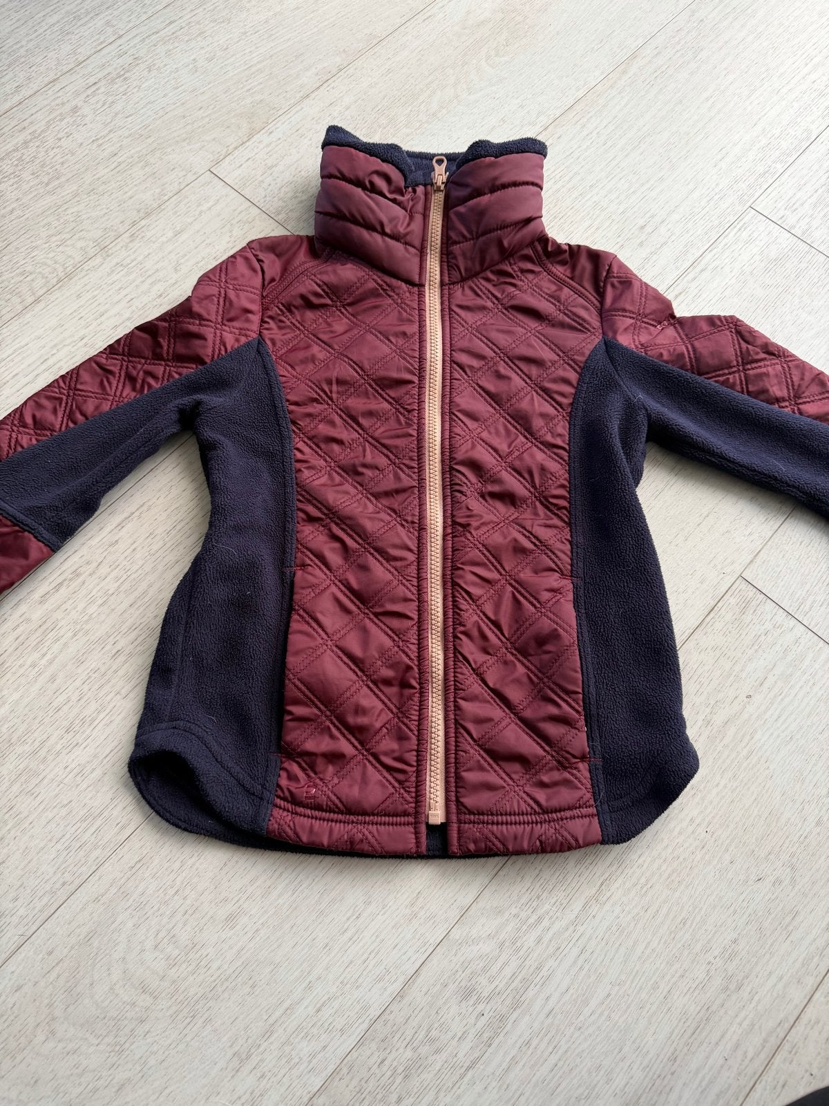 Fouganza gewatteerd fleecevest 8-9 jaar, Dieren en Toebehoren, Ophalen of Verzenden, Zo goed als nieuw, Kinderen, Bovenkleding