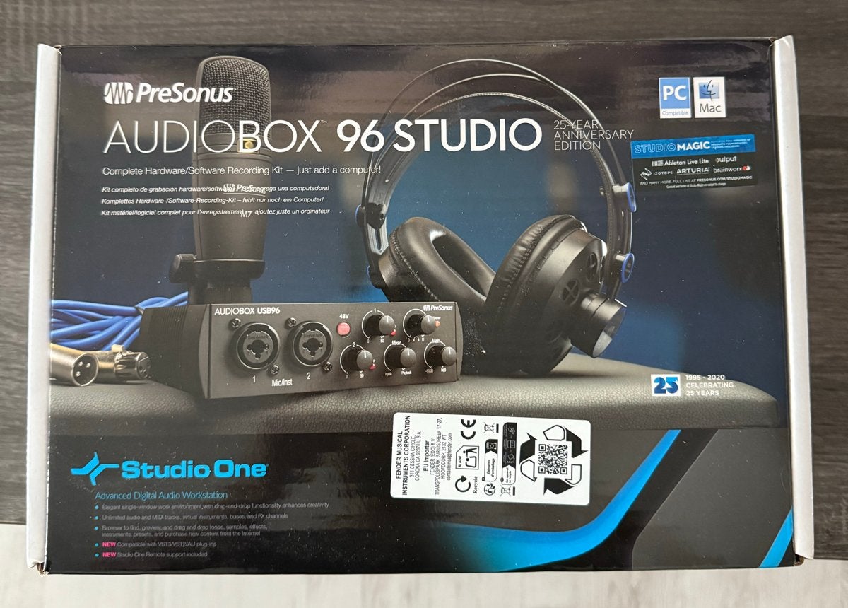 Presonus AudioBox 96 Studio 25th Anniversary Edition, Ophalen of Verzenden, Zo goed als nieuw