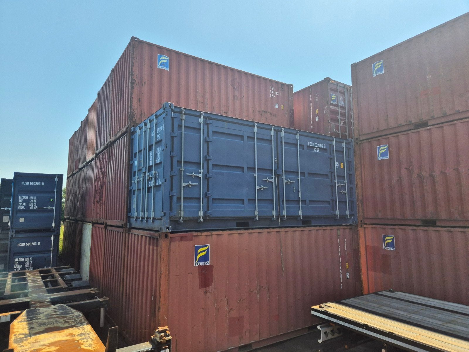 20ft zeecontainer | sidedoor | zijdeuren | gebruikt, Ophalen of Verzenden