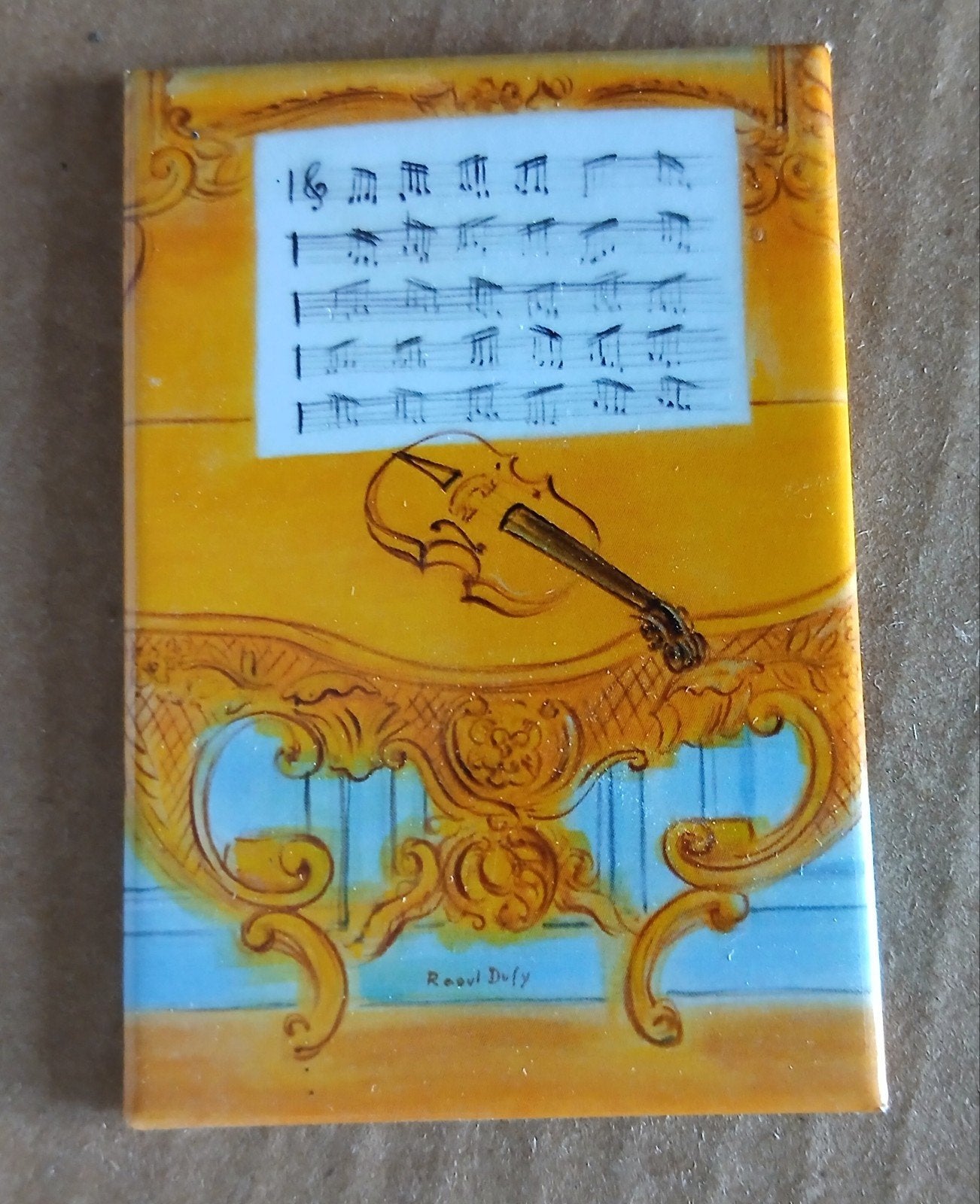 Magneet Raoul Dufy - La Console Jaune 1949, Ophalen of Verzenden, Gebruikt