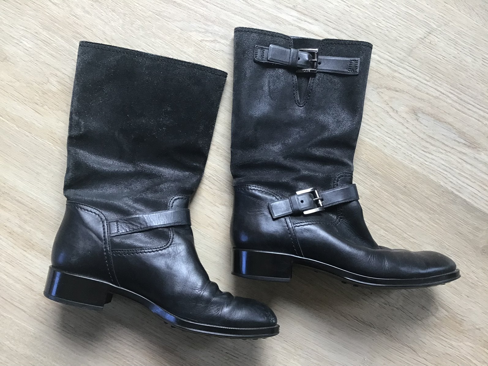 Tod’s Laarzen zwart met gesp * maat 39, Ophalen of Verzenden, Zo goed als nieuw