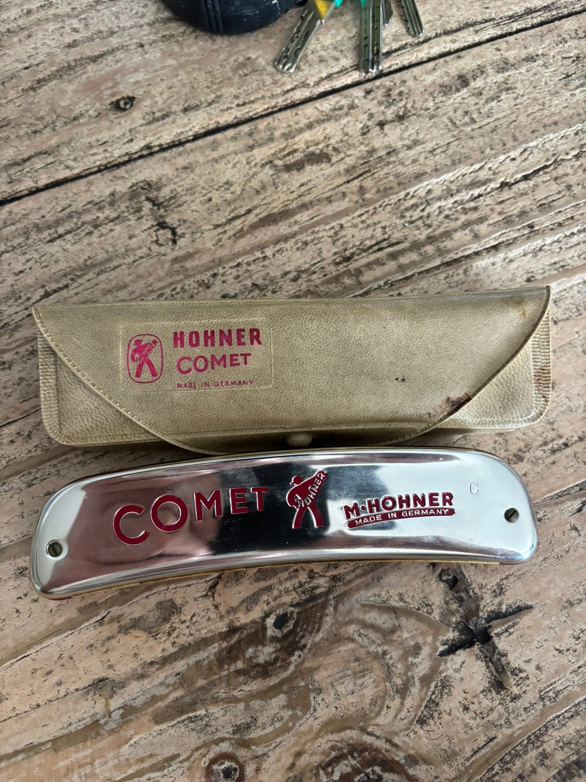 Mondharmonica  hohner comet, Ophalen, Zo goed als nieuw