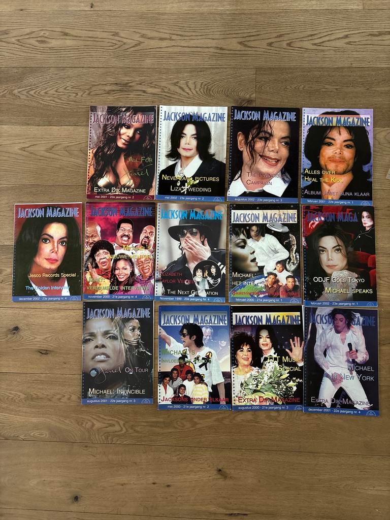 Jackson Magazine collectie - 13 zeldzame nummers, Ophalen of Verzenden, Gelezen, Overige typen