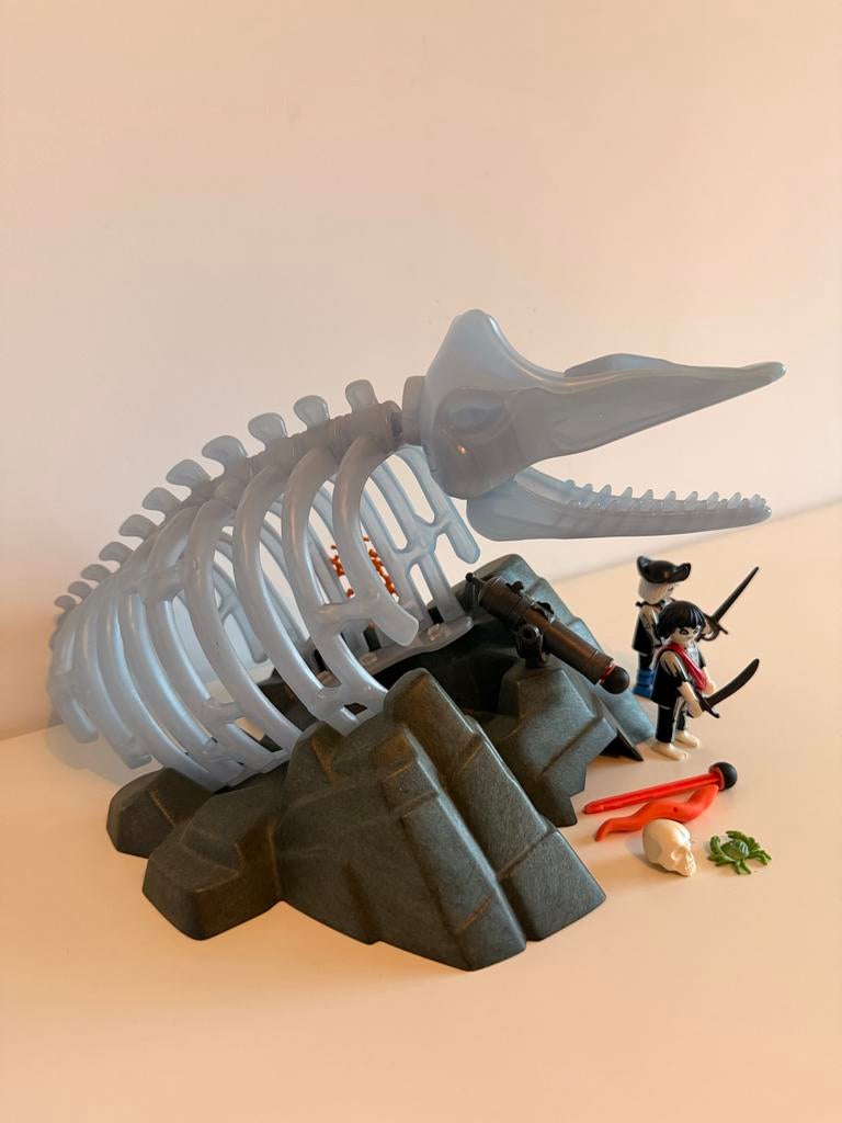 Playmobil 4803 Piraten Skelet Walvis, Ophalen of Verzenden, Gebruikt, Los playmobil
