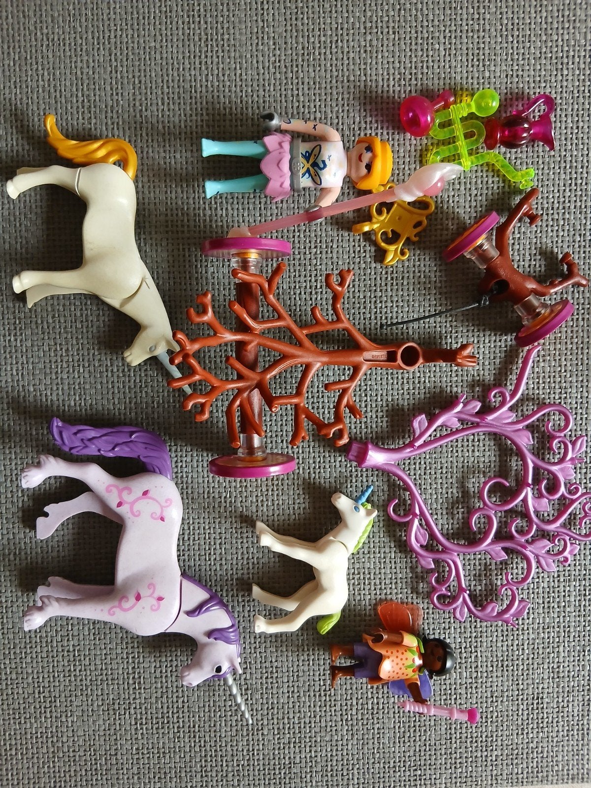 playmobil unicorns unicorn 3 stuks, Ophalen of Verzenden, Zo goed als nieuw