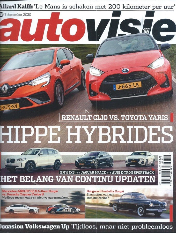 Autovisie 25 2020: Borgward Isabella Coupe - BMW iX3 - VW Up, Boeken, Ophalen of Verzenden, Gelezen, Algemeen