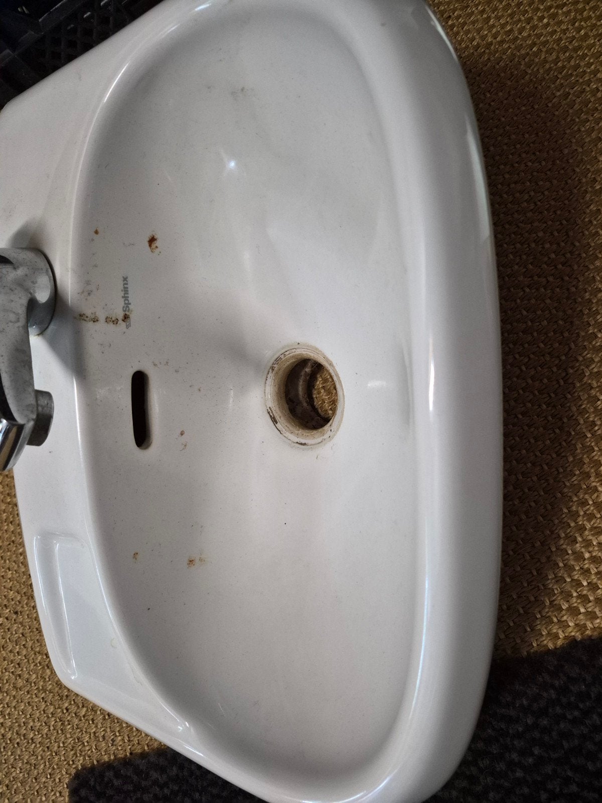 Spinx fonteintje wit met kraan, Ophalen, Minder dan 50 cm, Gebruikt, Wasbak of Wastafel