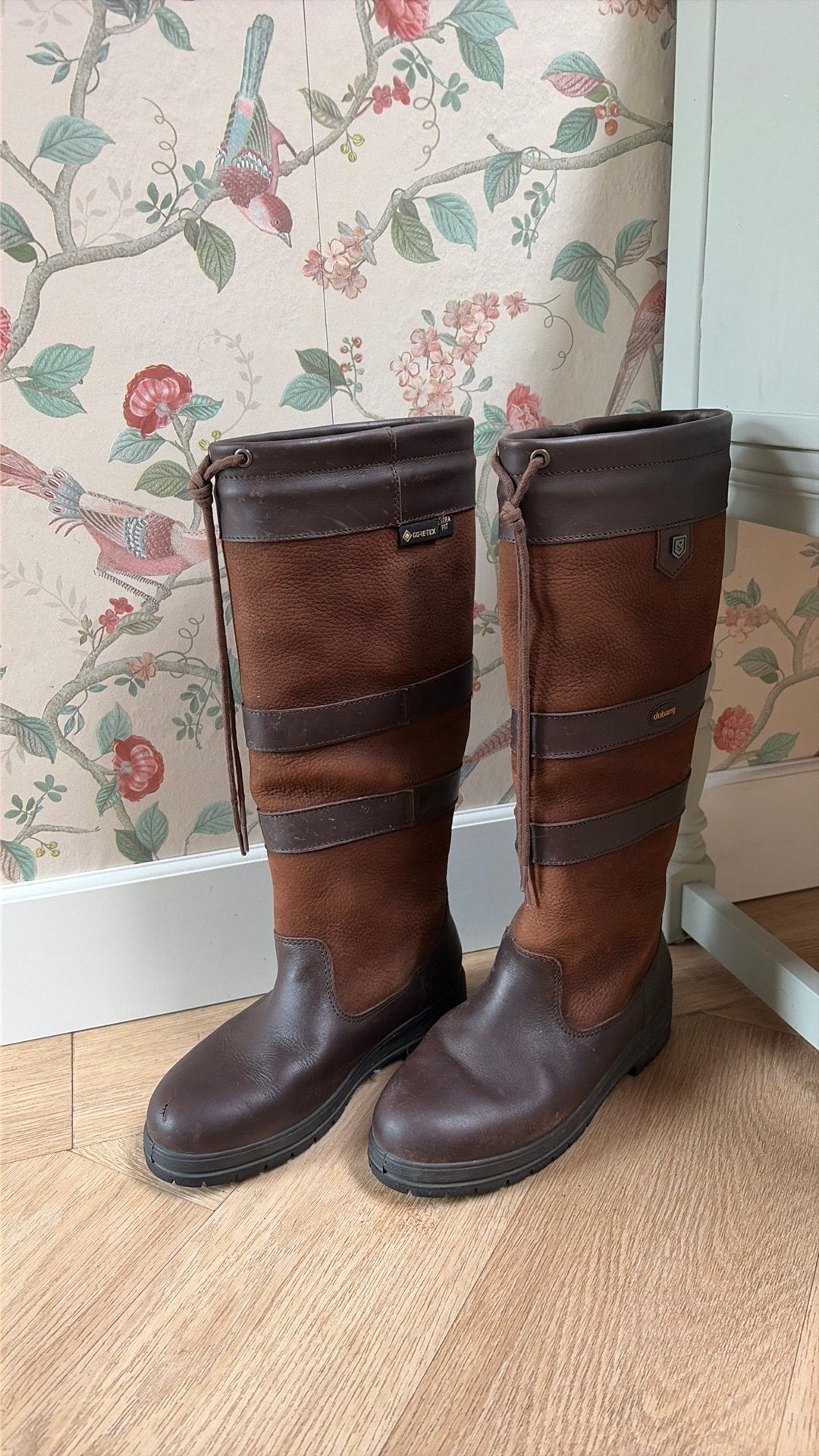Dubarry Galway kniehoge laarzen walnut, Ophalen, Overige merken, Zo goed als nieuw, Veelzijdigheid