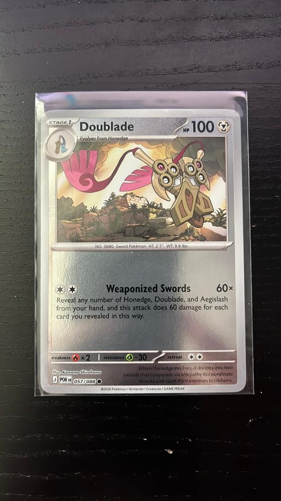 Doublade 57 reverse holo perfect order pokemon, Ophalen of Verzenden, Zo goed als nieuw, Losse kaart