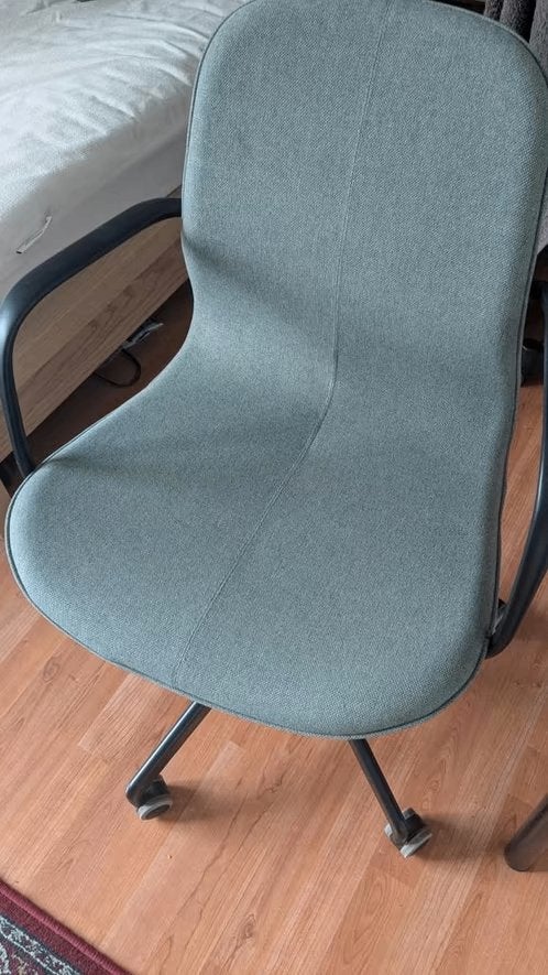 Groene Ikea bureaustoel met armleuningen, Huis en Inrichting, Bureaustoelen, Ophalen, Nieuw, Groen, Bureaufiets