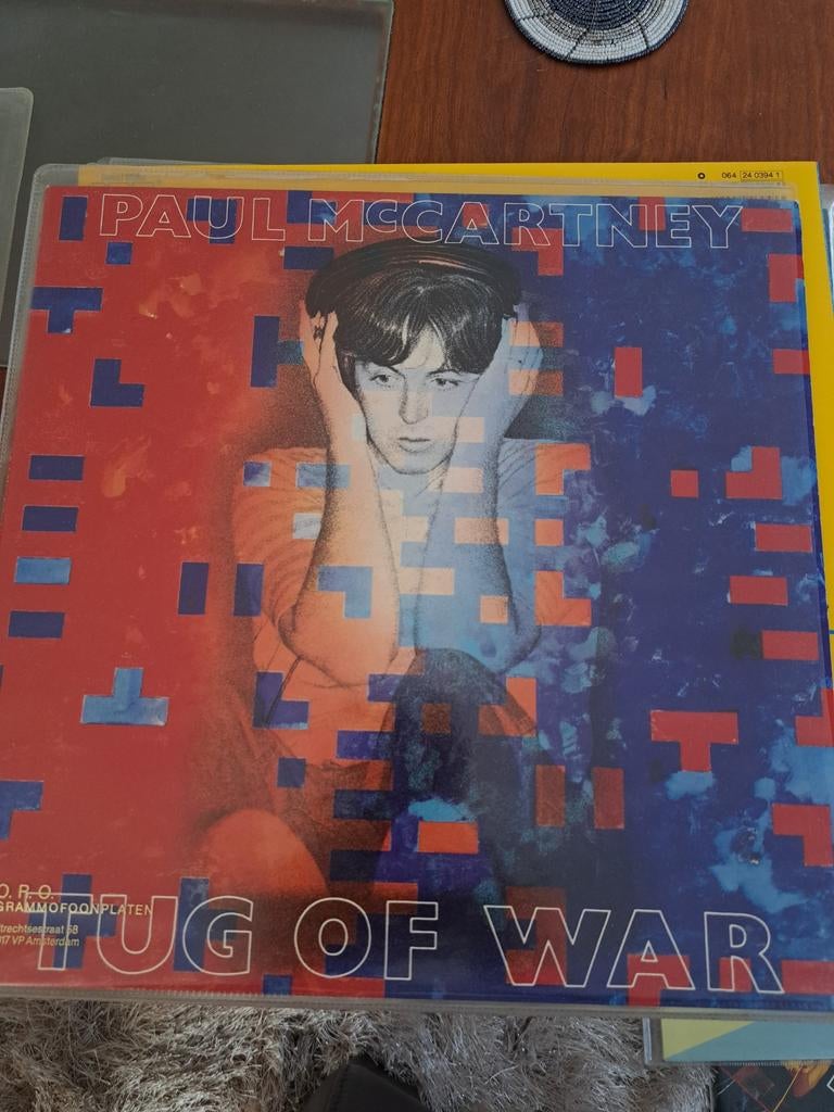 Paul McCartney - Tug of War LP (1982), Ophalen of Verzenden, 1980 - 1989, Gebruikt, 12 inch
