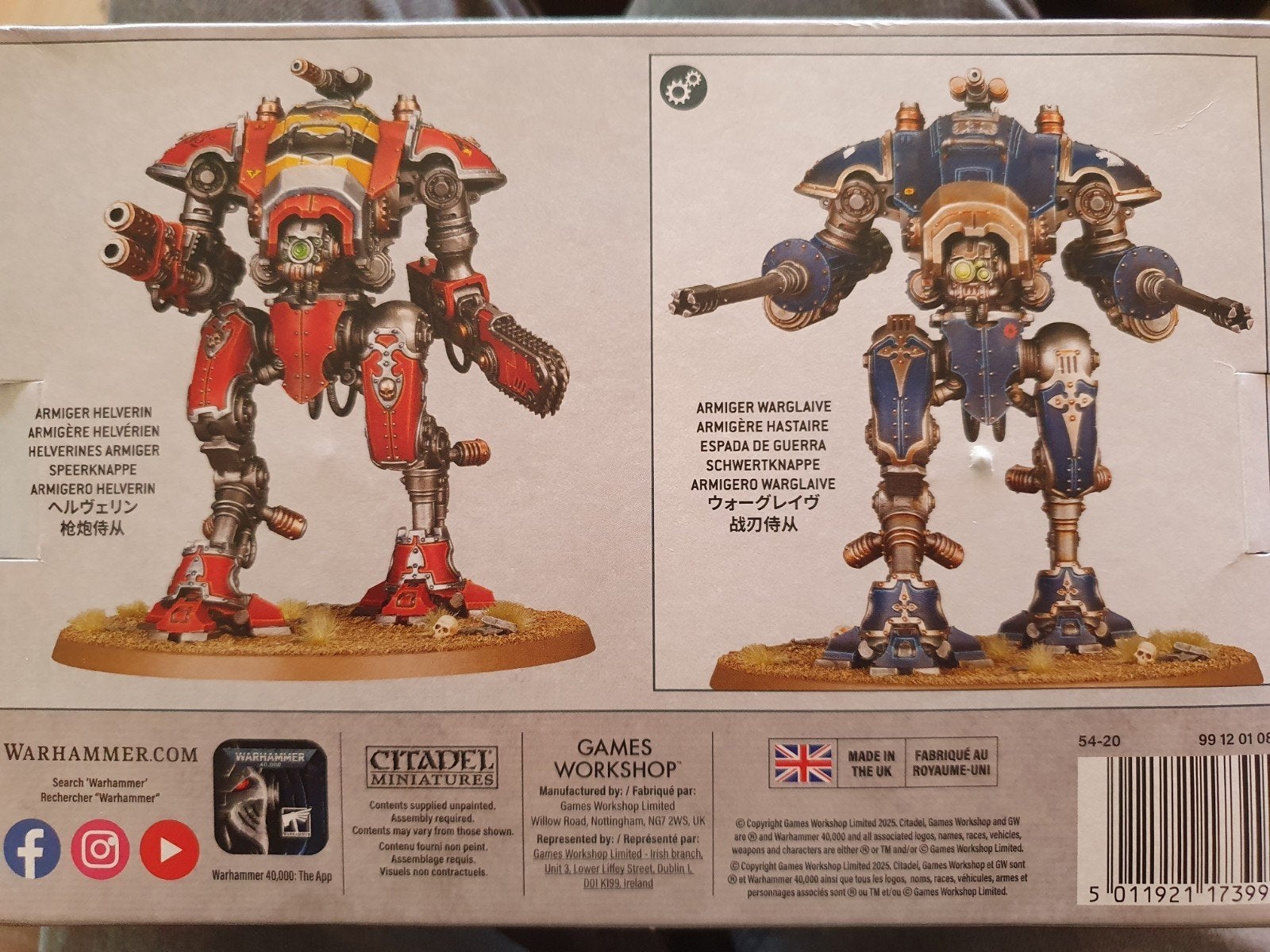 knight armiger nos, Hobby en Vrije tijd, Wargaming, Ophalen of Verzenden, Nieuw