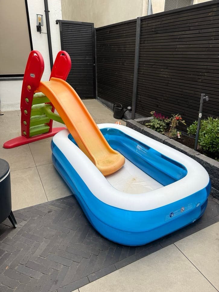 Little Tikes Glijbaan - Stevig, Nette Staat + gratis zwembad, Kinderen en Baby's, Speelgoed | Buiten | Speeltoestellen, Ophalen