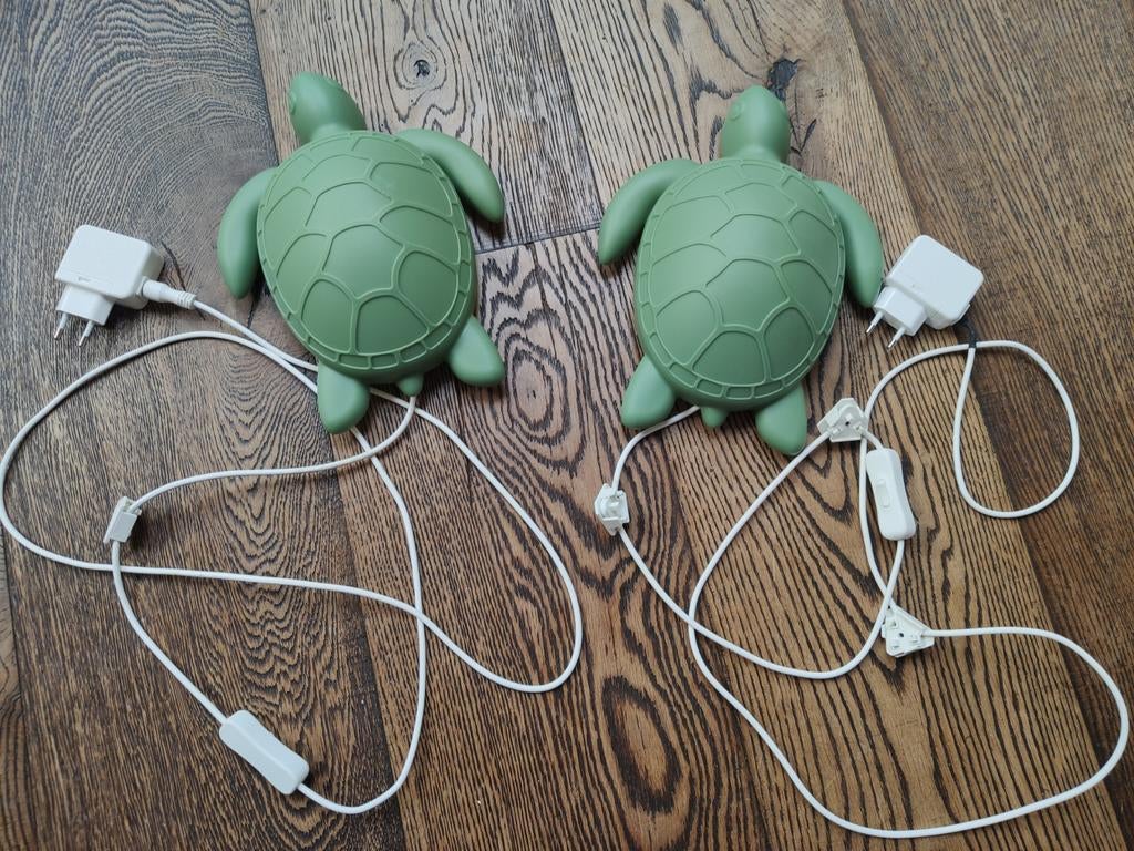 2x Schildpad Nachtlampje, Ophalen of Verzenden, Zo goed als nieuw