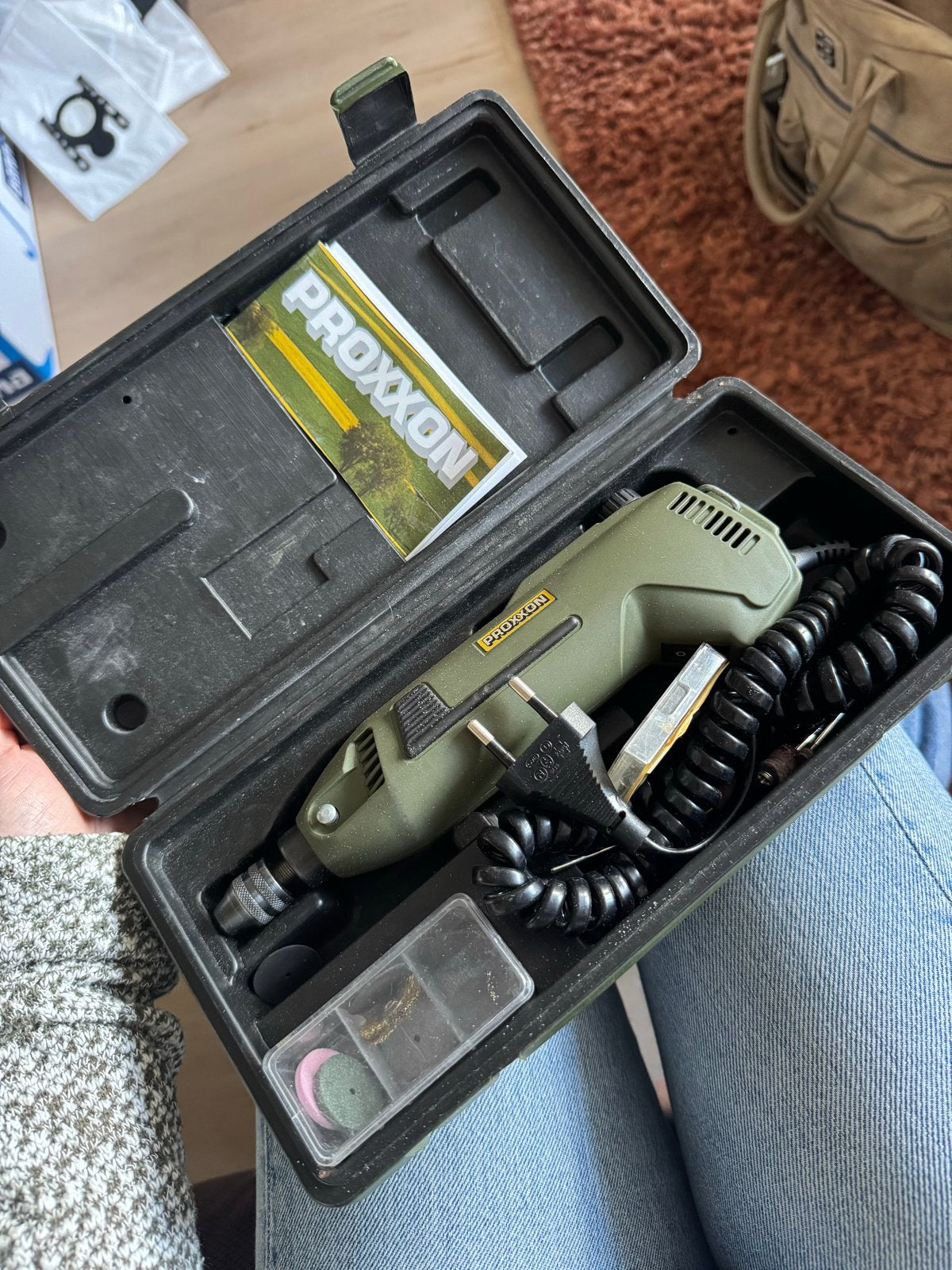 Proxxon precisie boormachine in koffer, Ophalen of Verzenden, Gebruikt