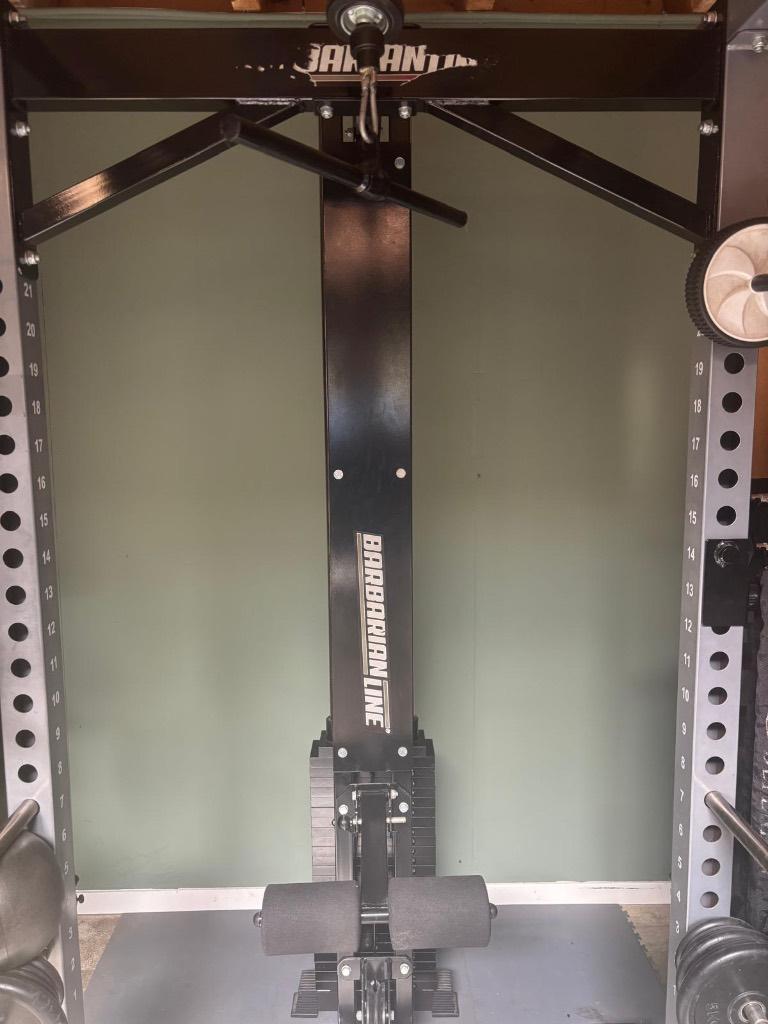 Barbarian Line BB-9090 Heavy Duty Power Cage + Lat Pulldown, Ophalen, Gebruikt, Benen, Overige typen