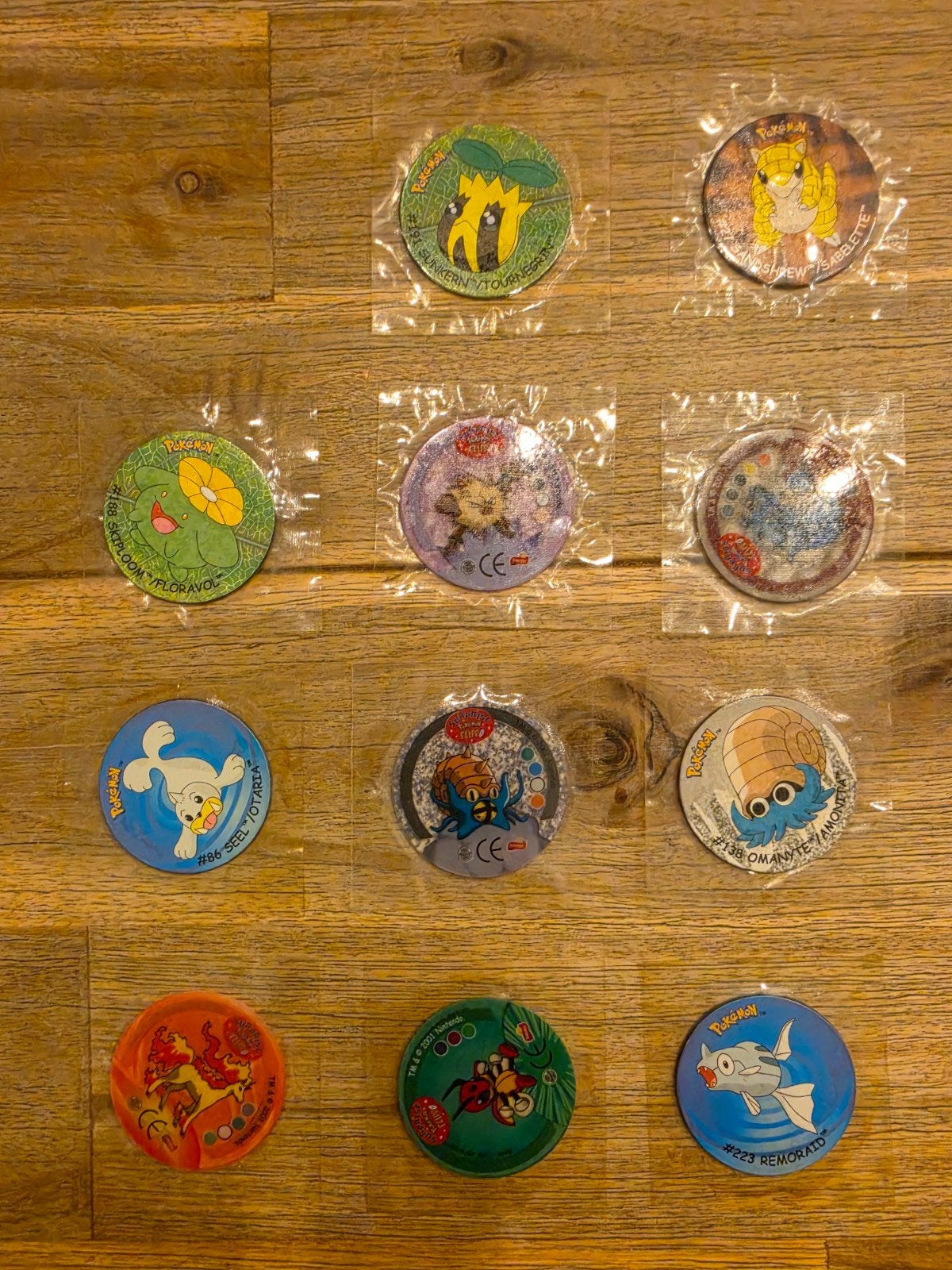 11 Originele Pokémon Surprise Flippo's nieuw in Seal, Verzamelen, Ophalen of Verzenden, Losse flippo's