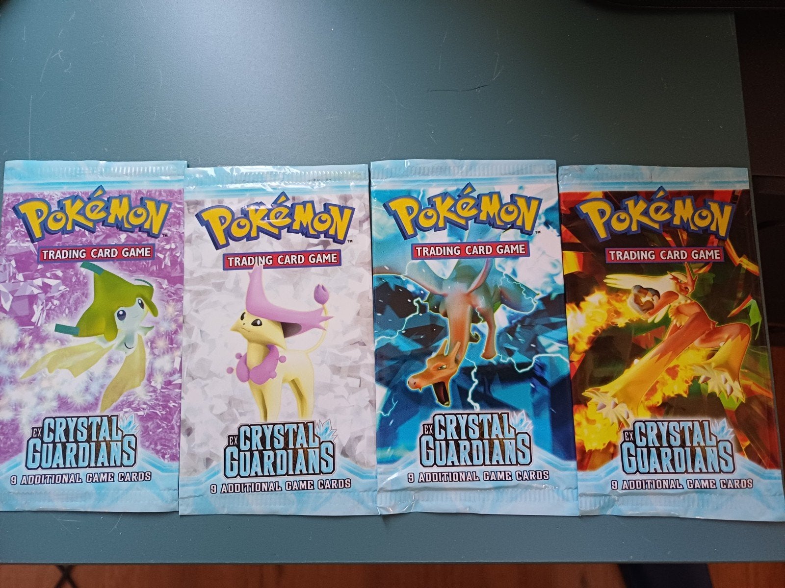 Pokemon EX Crystal Guardians art set (lege verpakkingen), Ophalen of Verzenden, Gebruikt, Overige typen